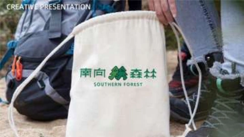 南向森林品牌束口袋样机